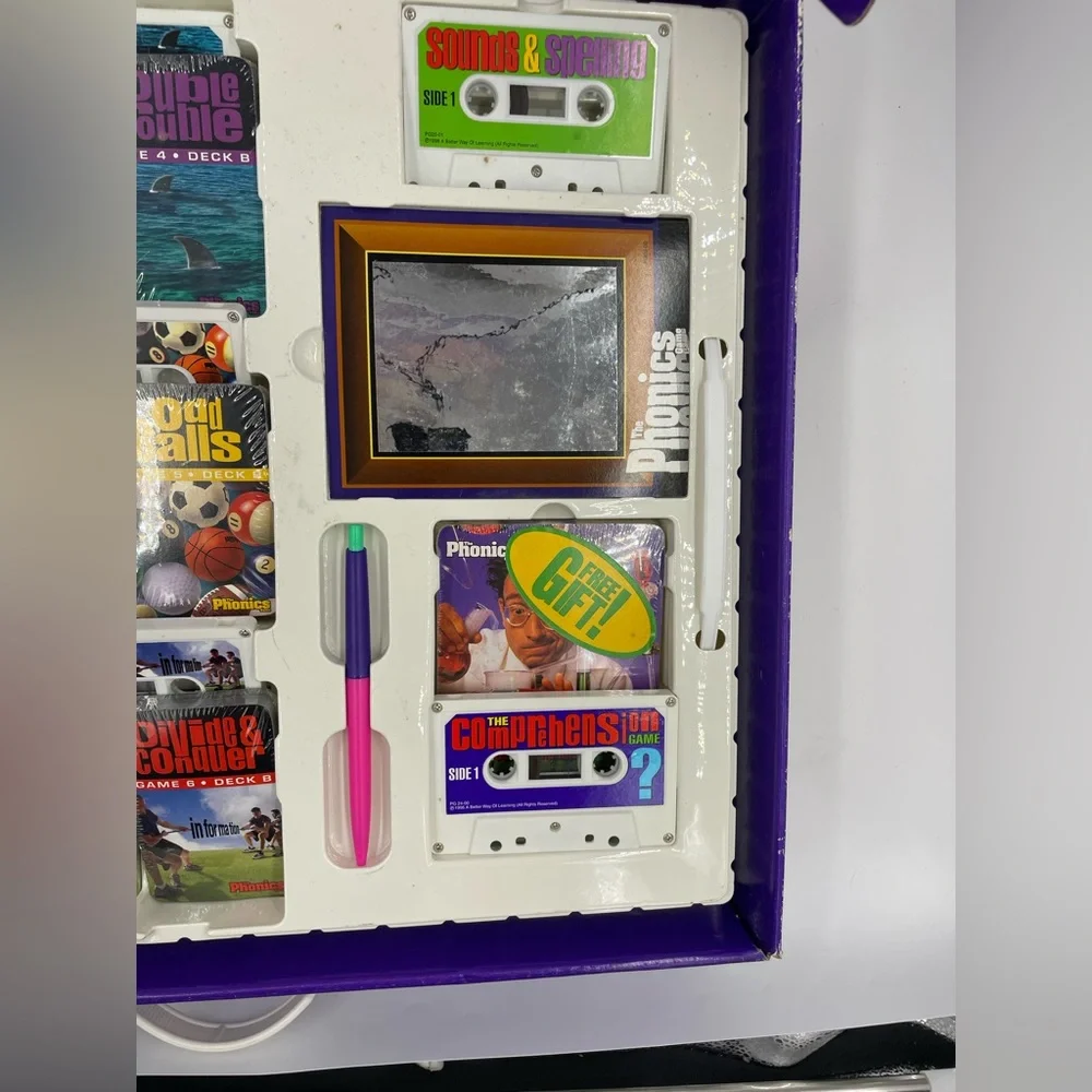 VTG Vintage 90s The Phonics Game VHS/Cassette Tapes Educational Series